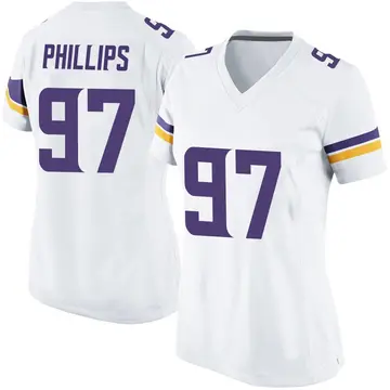 Nike Harrison Phillips Women's Game Minnesota Vikings White Jersey