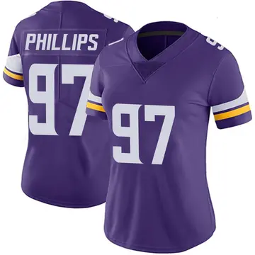 Nike Harrison Phillips Women's Limited Minnesota Vikings Purple Team Color Vapor Untouchable Jersey