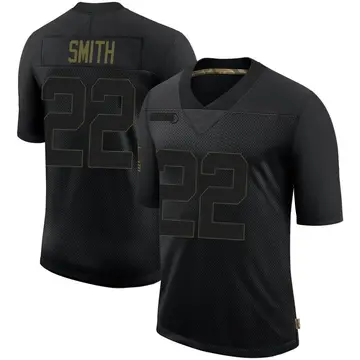 Nike Harrison Smith Men's Limited Minnesota Vikings Black 2020 Salute To Service Jersey
