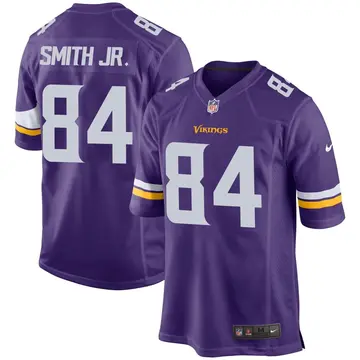 Nike Irv Smith Jr. Men's Game Minnesota Vikings Purple Team Color Jersey