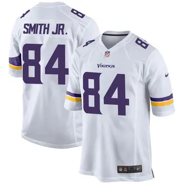 Nike Irv Smith Jr. Men's Game Minnesota Vikings White Jersey