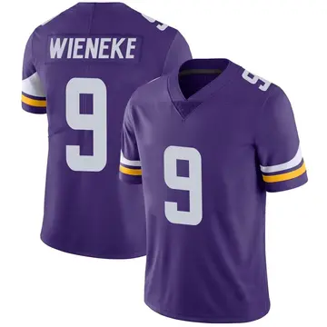 Nike Jake Wieneke Men's Limited Minnesota Vikings Purple Team Color Vapor Untouchable Jersey