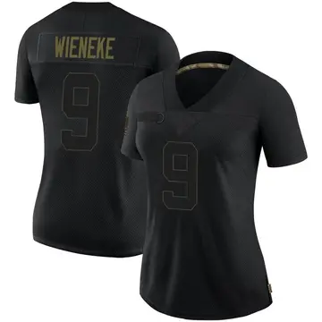 Nike Jake Wieneke Women's Limited Minnesota Vikings Black 2020 Salute To Service Jersey