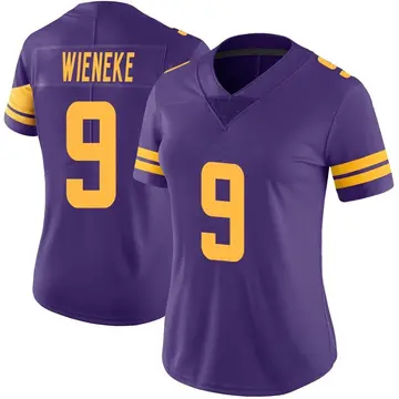 Nike Jake Wieneke Women's Limited Minnesota Vikings Purple Color Rush Jersey