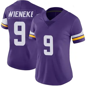 Nike Jake Wieneke Women's Limited Minnesota Vikings Purple Team Color Vapor Untouchable Jersey