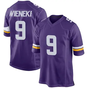 Nike Jake Wieneke Youth Game Minnesota Vikings Purple Team Color Jersey