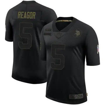 Nike Jalen Reagor Youth Limited Minnesota Vikings Black 2020 Salute To Service Jersey