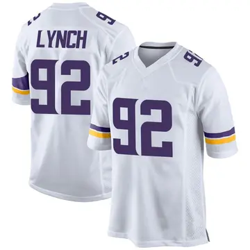 Nike James Lynch Men's Game Minnesota Vikings White Jersey