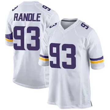 Nike John Randle Men's Game Minnesota Vikings White Jersey