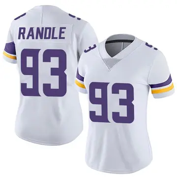 Nike John Randle Women's Limited Minnesota Vikings White Vapor Untouchable Jersey