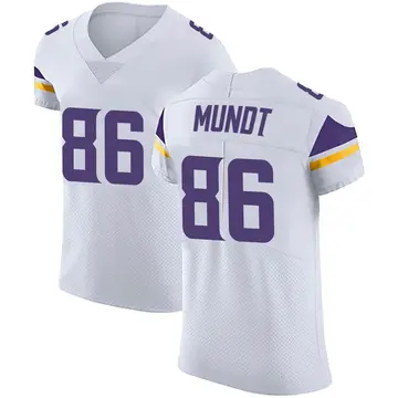 Nike Johnny Mundt Men's Elite Minnesota Vikings White Vapor Untouchable Jersey