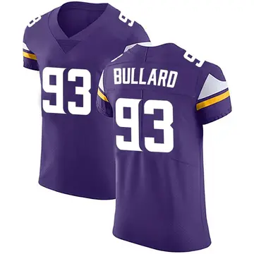 Nike Jonathan Bullard Men's Elite Minnesota Vikings Purple Team Color Vapor Untouchable Jersey