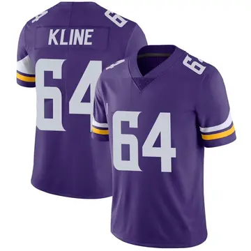 Nike Josh Kline Men's Limited Minnesota Vikings Purple Team Color Vapor Untouchable Jersey