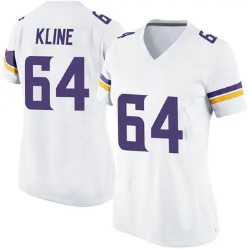 Nike Josh Kline Women's Game Minnesota Vikings White Jersey