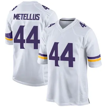 Nike Josh Metellus Men's Game Minnesota Vikings White Jersey