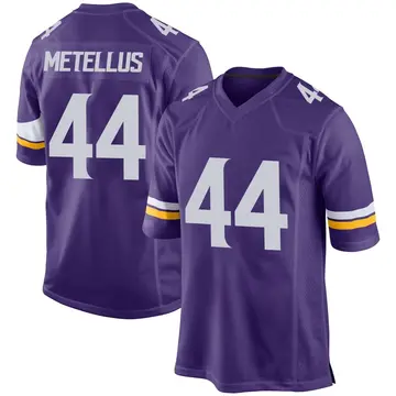 Nike Josh Metellus Youth Game Minnesota Vikings Purple Team Color Jersey