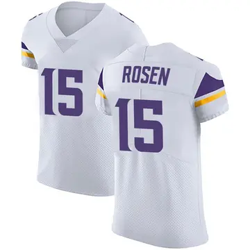 Nike Josh Rosen Men's Elite Minnesota Vikings White Vapor Untouchable Jersey