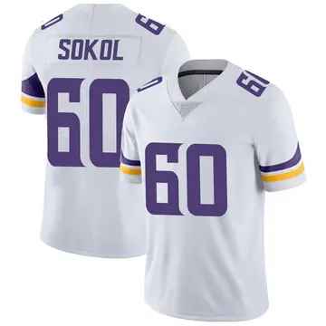 Nike Josh Sokol Men's Limited Minnesota Vikings White Vapor Untouchable Jersey