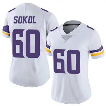 Nike Josh Sokol Women's Limited Minnesota Vikings White Vapor Untouchable Jersey