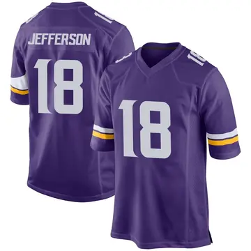 Nike Justin Jefferson Men's Game Minnesota Vikings Purple Team Color Jersey