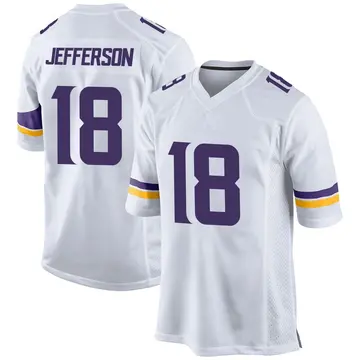 Nike Justin Jefferson Men's Game Minnesota Vikings White Jersey