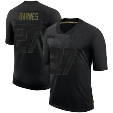 Nike Kalon Barnes Men's Limited Minnesota Vikings Black 2020 Salute To Service Jersey