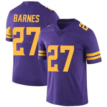 Nike Kalon Barnes Men's Limited Minnesota Vikings Purple Color Rush Jersey