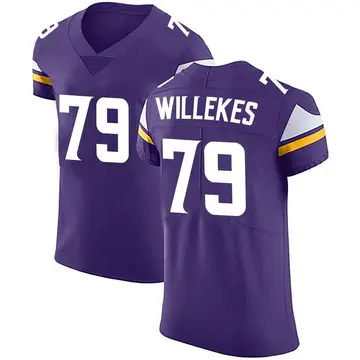 Nike Kenny Willekes Men's Elite Minnesota Vikings Purple Team Color Vapor Untouchable Jersey