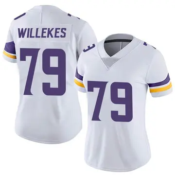 Nike Kenny Willekes Women's Limited Minnesota Vikings White Vapor Untouchable Jersey