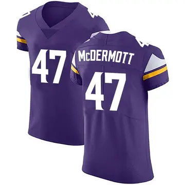 Nike Kevin McDermott Men's Elite Minnesota Vikings Purple Team Color Vapor Untouchable Jersey