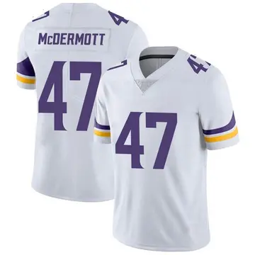 Nike Kevin McDermott Men's Limited Minnesota Vikings White Vapor Untouchable Jersey