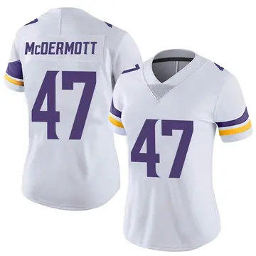 Nike Kevin McDermott Women's Limited Minnesota Vikings White Vapor Untouchable Jersey