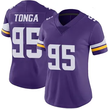 Nike Khyiris Tonga Women's Limited Minnesota Vikings Purple Team Color Vapor Untouchable Jersey