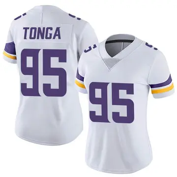 Nike Khyiris Tonga Women's Limited Minnesota Vikings White Vapor Untouchable Jersey