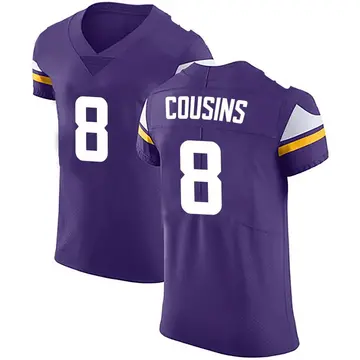 Nike Kirk Cousins Men's Elite Minnesota Vikings Purple Team Color Vapor Untouchable Jersey