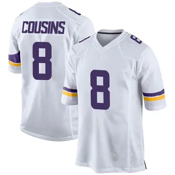 Nike Kirk Cousins Youth Game Minnesota Vikings White Jersey