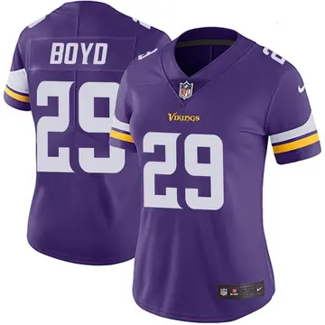 Nike Kris Boyd Women's Limited Minnesota Vikings Purple Team Color Vapor Untouchable Jersey