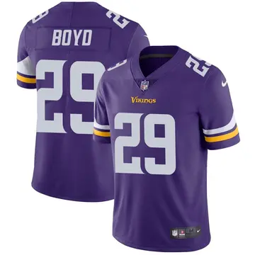 Nike Kris Boyd Youth Limited Minnesota Vikings Purple Team Color Vapor Untouchable Jersey