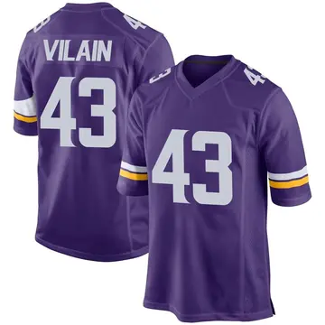 Nike Luiji Vilain Men's Game Minnesota Vikings Purple Team Color Jersey