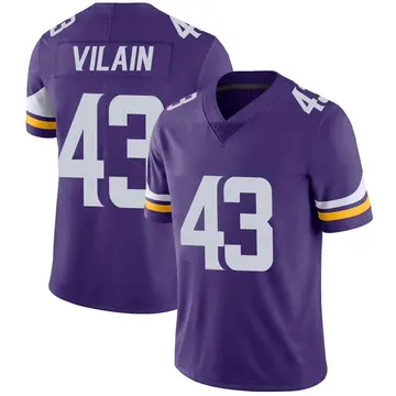 Nike Luiji Vilain Men's Limited Minnesota Vikings Purple Team Color Vapor Untouchable Jersey