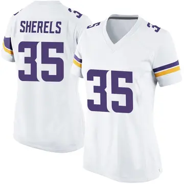 Nike Marcus Sherels Women's Game Minnesota Vikings White Jersey