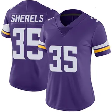 Nike Marcus Sherels Women's Limited Minnesota Vikings Purple Team Color Vapor Untouchable Jersey