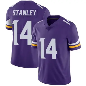 Nike Nate Stanley Men's Limited Minnesota Vikings Purple Team Color Vapor Untouchable Jersey