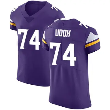 Nike Olisaemeka Udoh Men's Elite Minnesota Vikings Purple Team Color Vapor Untouchable Jersey