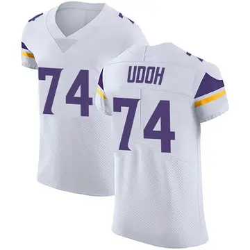 Nike Olisaemeka Udoh Men's Elite Minnesota Vikings White Vapor Untouchable Jersey