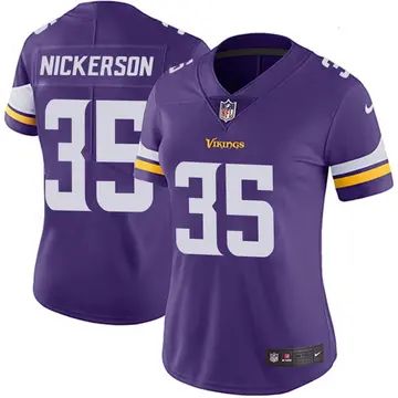 Nike Parry Nickerson Women's Limited Minnesota Vikings Purple Team Color Vapor Untouchable Jersey