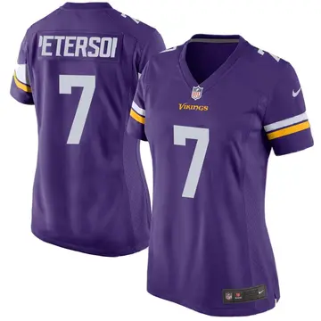 Nike Patrick Peterson Women's Game Minnesota Vikings Purple Team Color Jersey