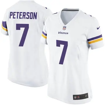 Nike Patrick Peterson Women's Game Minnesota Vikings White Jersey
