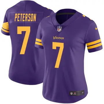 Nike Patrick Peterson Women's Limited Minnesota Vikings Purple Color Rush Jersey