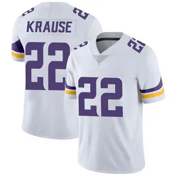 Nike Paul Krause Men's Limited Minnesota Vikings White Vapor Untouchable Jersey